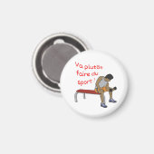 Magnet Va faire du sport (Recto/Verso)