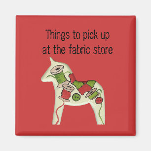 Magnet van de Fabric-opslaglijst Magneet