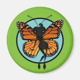 MAGNET VAN DE LADY LADY ROUND MAGNET VAN DE KUTE M MAGNEET