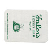 Magnet van het Koffiebalkmenu van Falor Magneet (Horizontaal)