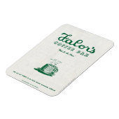 Magnet van het Koffiebalkmenu van Falor Magneet (Linkerzijde)