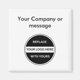 Magnet vide de logo d'affaires