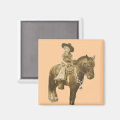 MAGNET vintage COWGIRL (Recto/Verso)