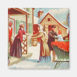 Magnet Vintage de Noël