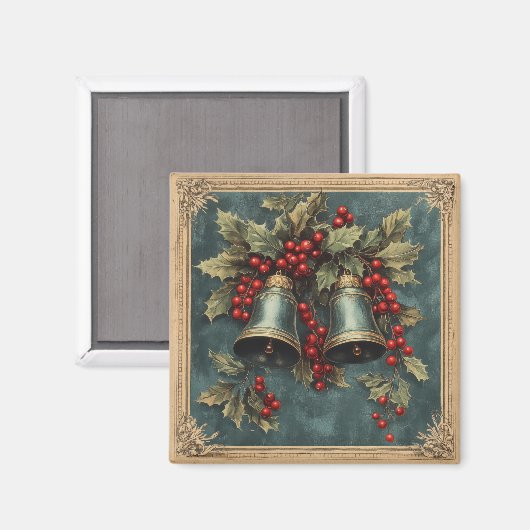 Magnet Vintage de Noël (Recto/Verso)