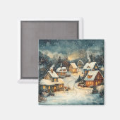 Magnet Vintage de Noël (Recto/Verso)