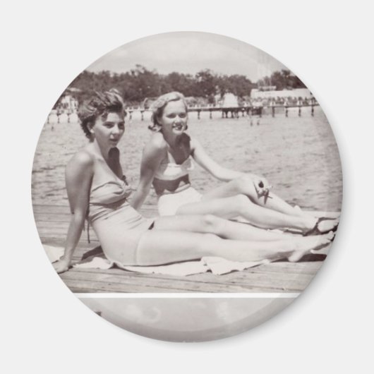 Magnet vintage des années 1940 (Devant)