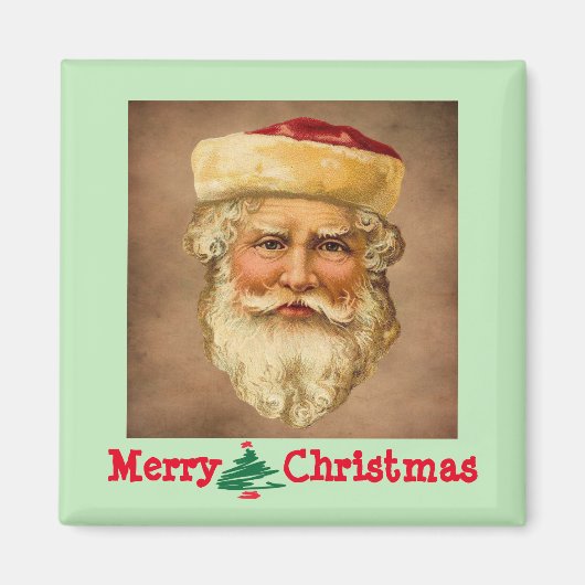 Magnet Vintage du Père Noël (Devant)