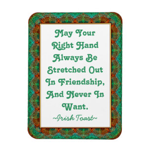 Magnet Vintage Vieux toast irlandais Cadre aux tat