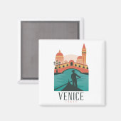 Magnet Vintage voyage de Venise (Recto/Verso)