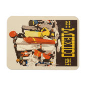 Magnet Vintage voyage du Mexique (Horizontal)