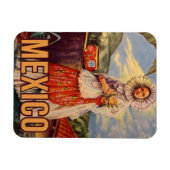 Magnet Vintage voyage du Mexique (Horizontal)
