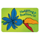 Magnet - Violet(te) et un papillon - Buellton.Art (Horizontal)