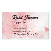 Magnet Visitekaartje Magnet Magnetisch Visitekaartje (Voorkant)