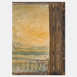 Magnet - Vue sur la mer Peinture acrylique sur boi