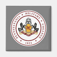 + Magnet w/PMC Seal Logo (vierkant of rond)
