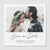 Magnet Wedding sparen de Uitnodiging van de Datum (Voorkant)