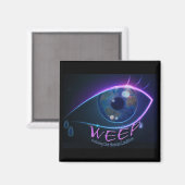 Magnet - WEEP faisant écho à la condition humaine (Recto/Verso)