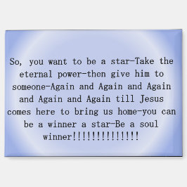 Magnet: Wees een zielenwinnaar voor Jezus Magneet