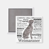 Magnet Weimaraner (Recto/Verso)