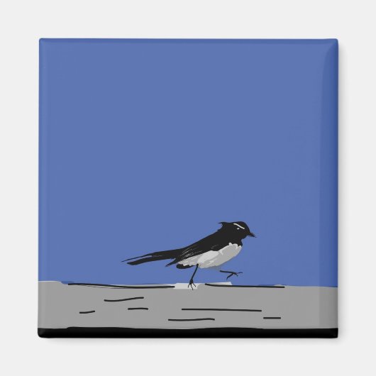 Magnet Willy Wagtail (Devant)