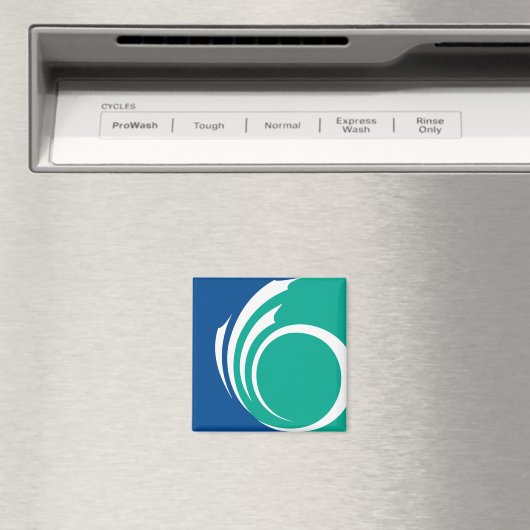 Magnet with Flag of Ottawa, Canada (In Situ (Lave-vaisselle))