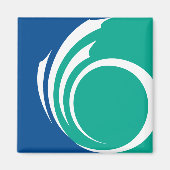 Magnet with Flag of Ottawa, Canada Magneet (Voorkant)