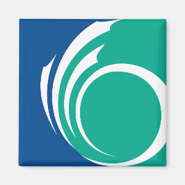 Magnet with Flag of Ottawa, Canada Magneet