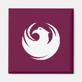 Magnet with Flag of Phoenix City, Arizona (Devant)