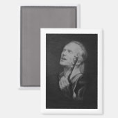 Magnet with my drawing of Sting (Recto/Verso)