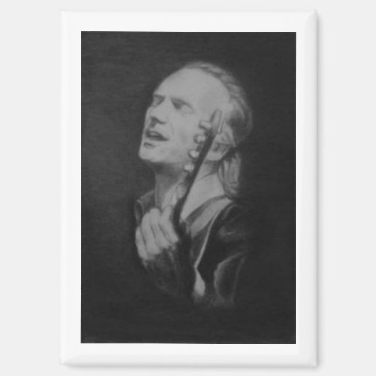 Magnet with my drawing of Sting (Recto)