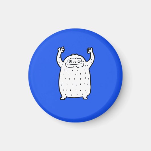 Magnet Yeti bleu (Devant)