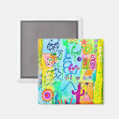 Magnet Zombies Stick du désert (Recto/Verso)