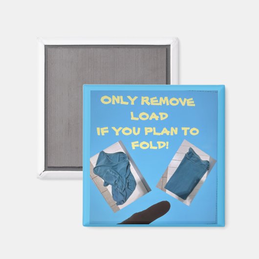 Magnetbericht voor wasdroger en luie echtgenotes magneet (Voorkant / Achterkant)