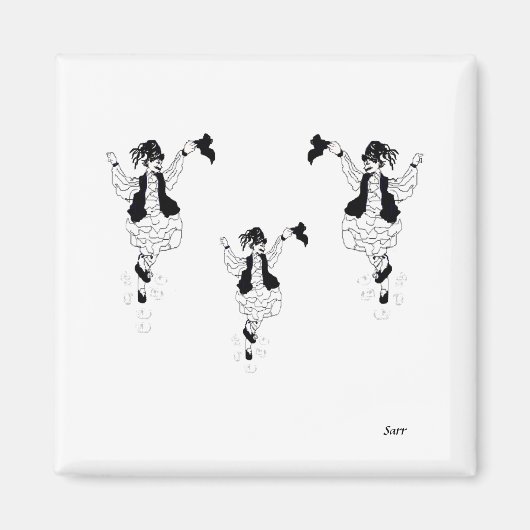 Magneten / dansers van de Griekse Evzon (Voorkant)