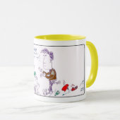 Magneten drijven niet! mok (Voorkant rechts)