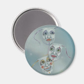 Magneten - geluk en tranen (Voorkant / Achterkant)