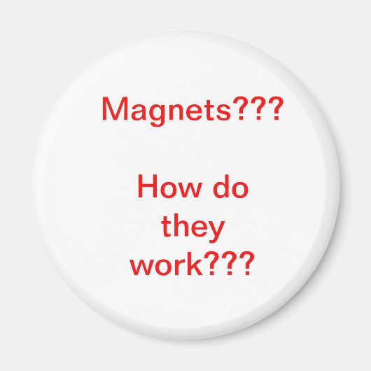 Magneten?? Hoe werken ze???? Magneet (Voorkant)