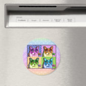 Magneten - Pop Art Cat (Insitu (Vaatwasser))