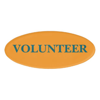 Magnetic Badge - Volunteer