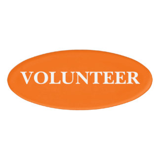 Magnetic Badge - Volunteer