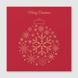 Magnetic Card Merry kerst