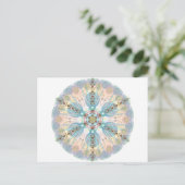 Magnetic Energy Mandala Briefkaart (Staand voorkant)