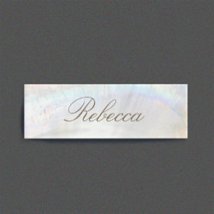 Magnetic Name Tag Badge werknemers van Seashell