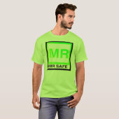 Magnetic Resonance safe "MR SAFE" T-shirt (Voorkant volledig)
