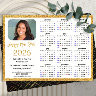 Magnétique 2023 Calendrier Entreprise Photo moderne Carte mag