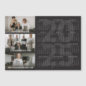 Magnétique 2025 Calendrier Fête Nouvel An Carte photo magnéti (Devant)