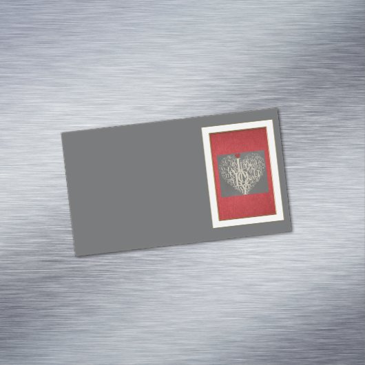 Magnétique Aimer le Carte de visite (In Situ)