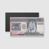 Magnétique Arabie Saoudite 500 riyals Banknote Carte magnétiq (Devant / Derrière)