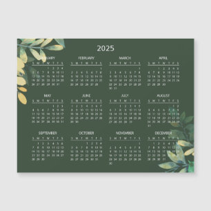 Magnétique Calendrier 2025 simple mais élégant   Carte magnét